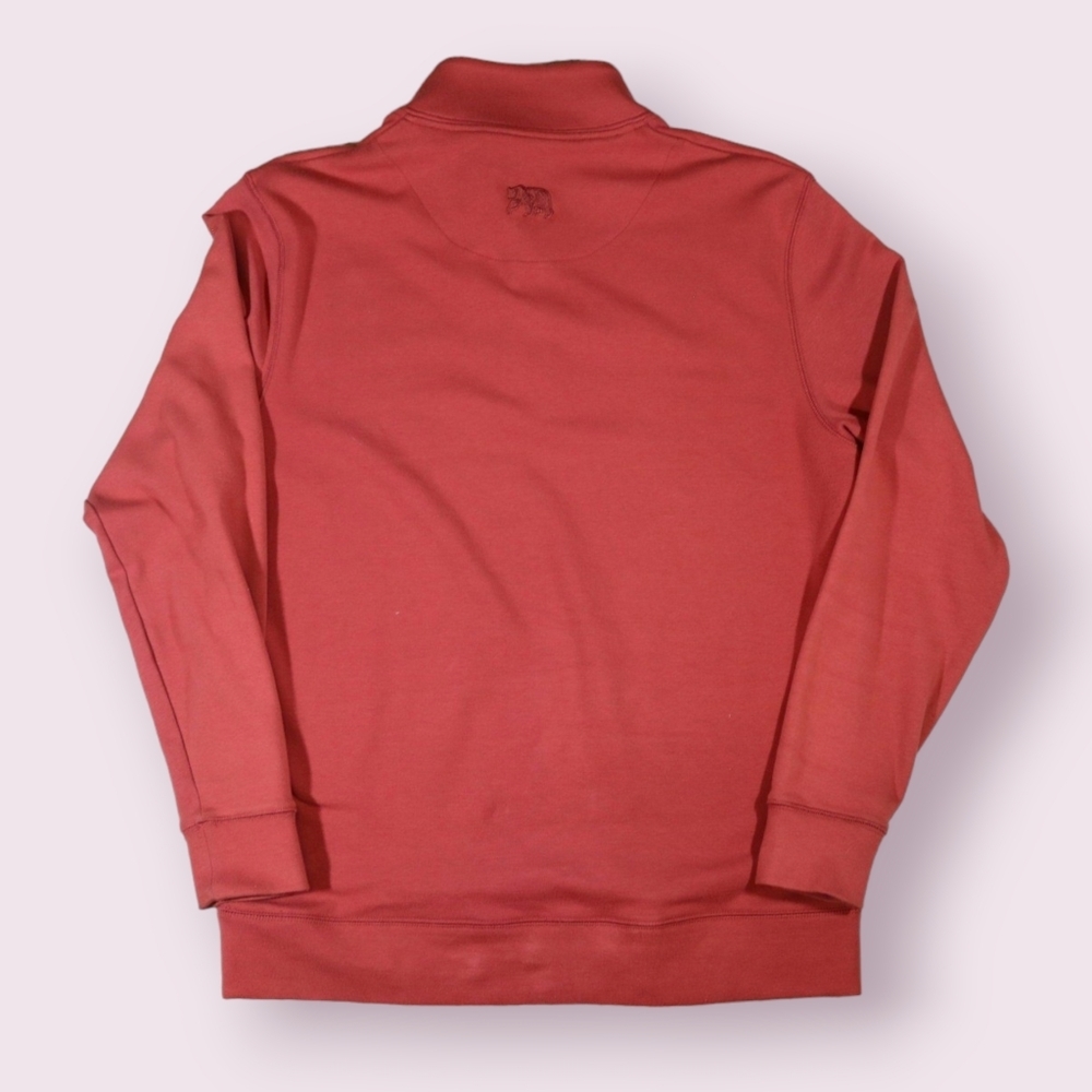 The Normal Brand Men's Sweater Button Popover Shirt Puremeso Medium Red - Picture 10 of 10